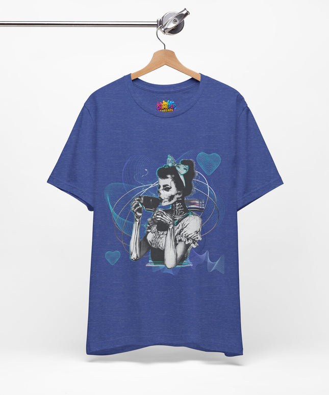 Skeleton Caffeine Addict Tee