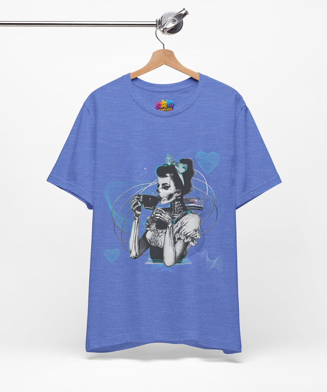 Skeleton Caffeine Addict Tee