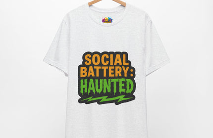 Social Battery Haunted Tee