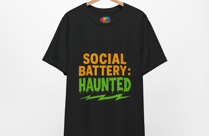 Social Battery Haunted Tee
