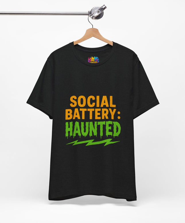 Social Battery Haunted Tee