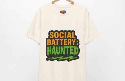 Social Battery Haunted Tee