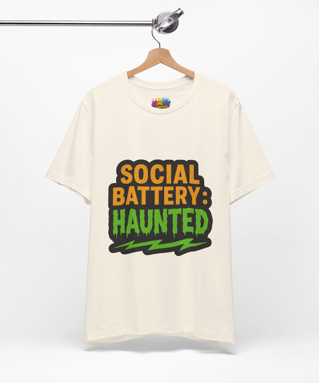 Social Battery Haunted Tee