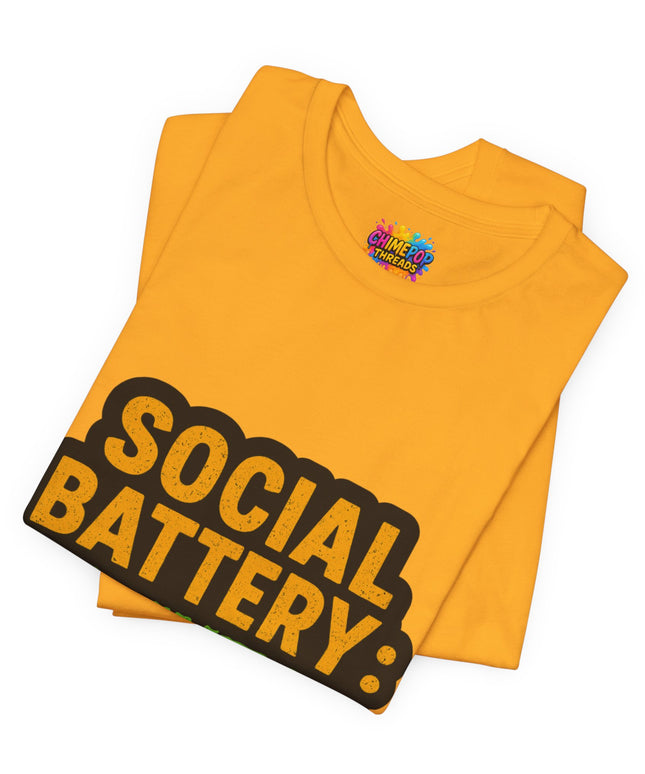 Social Battery Haunted Tee