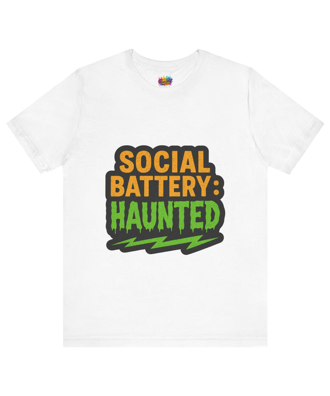 Social Battery Haunted Tee