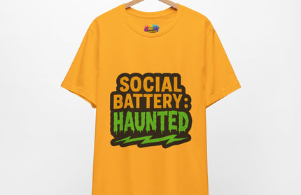 Social Battery Haunted Tee