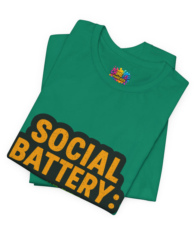 Social Battery Haunted Tee