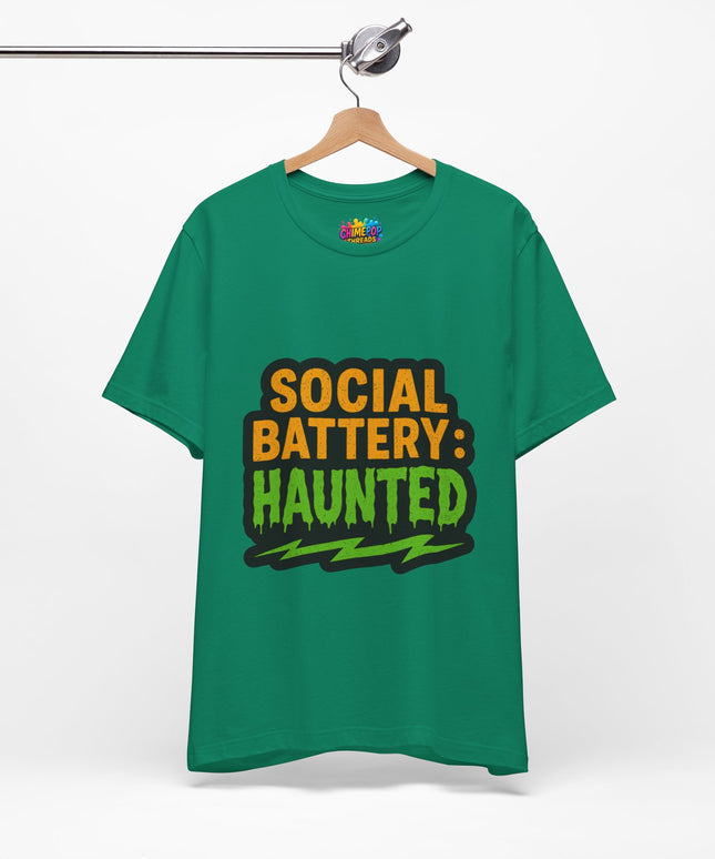 Social Battery Haunted Tee