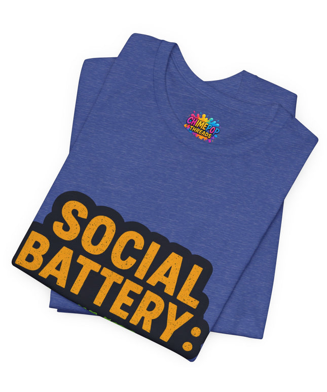 Social Battery Haunted Tee