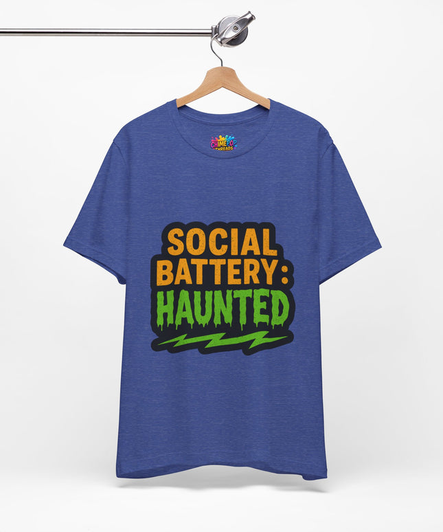 Social Battery Haunted Tee