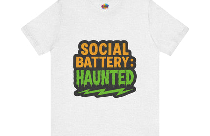 Social Battery Haunted Tee