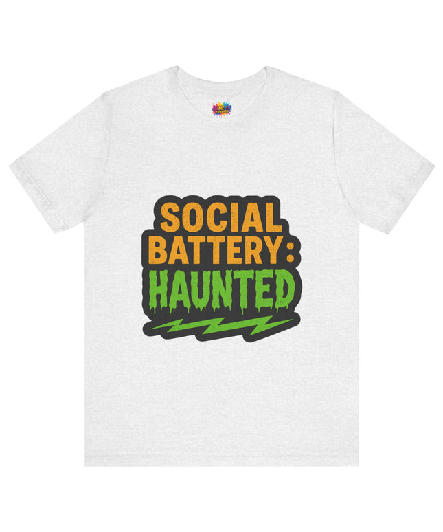 Social Battery Haunted Tee