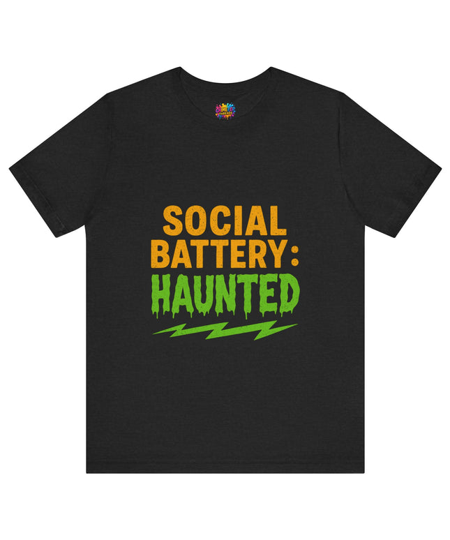Social Battery Haunted Tee