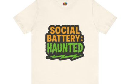 Social Battery Haunted Tee