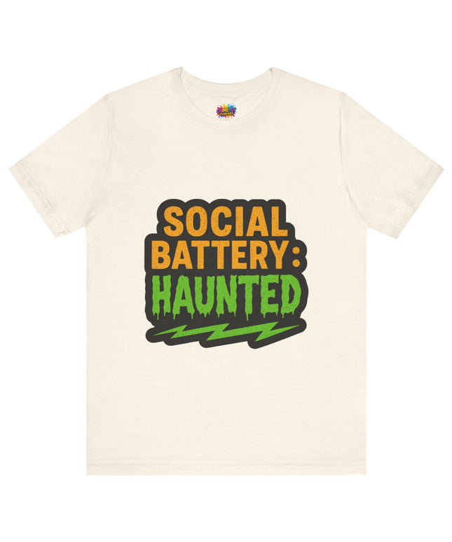 Social Battery Haunted Tee