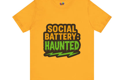 Social Battery Haunted Tee