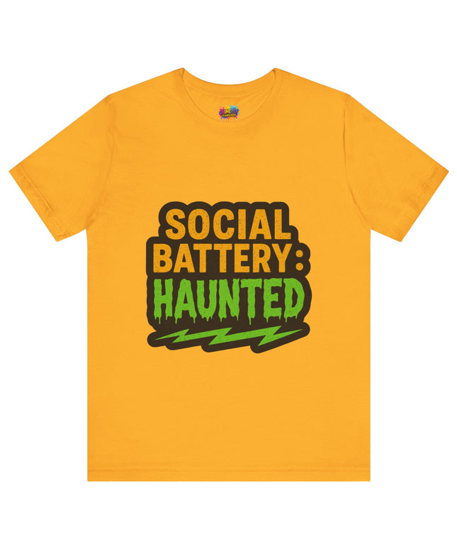Social Battery Haunted Tee