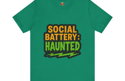 Social Battery Haunted Tee