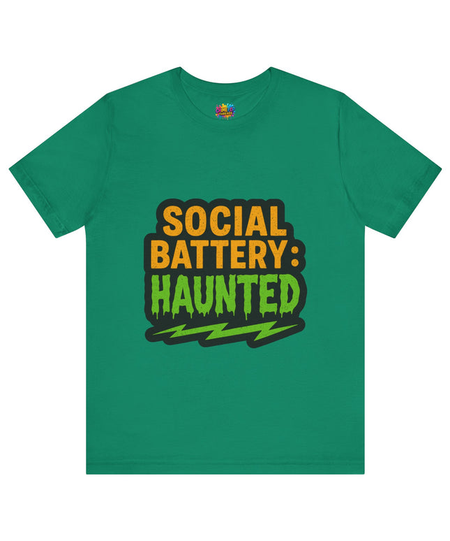 Social Battery Haunted Tee
