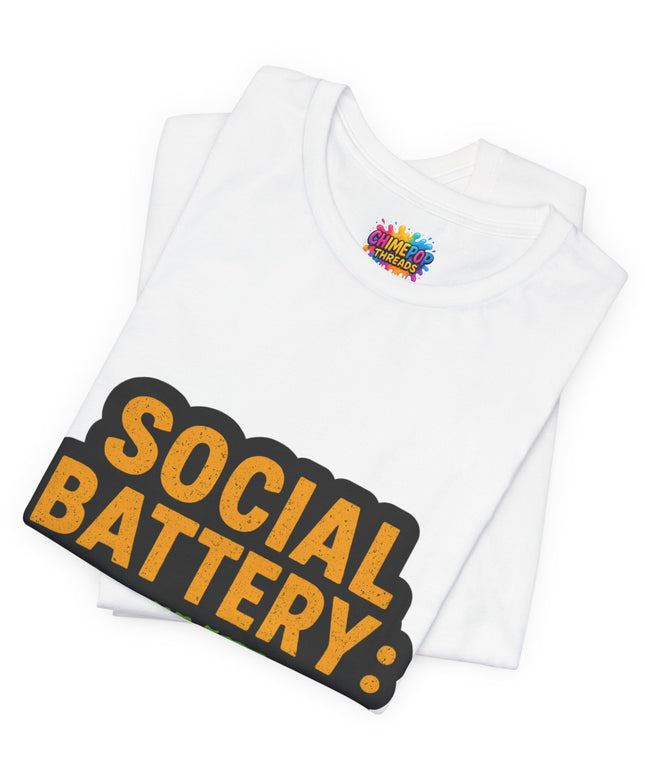 Social Battery Haunted Tee