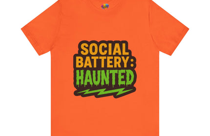 Social Battery Haunted Tee