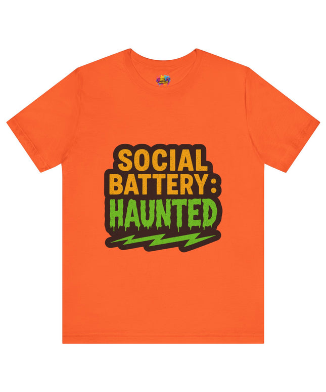 Social Battery Haunted Tee