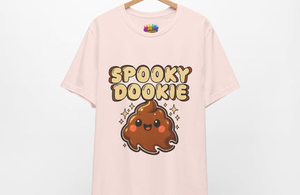 Spooky Dookie Brown Text T-Shirt