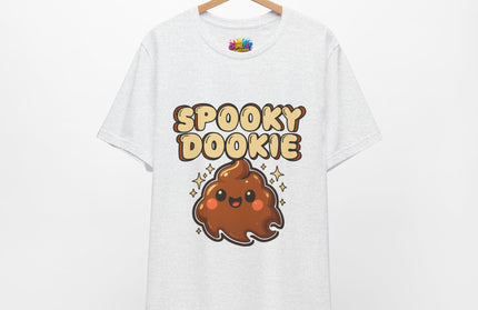 Spooky Dookie Brown Text T-Shirt
