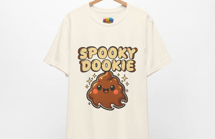 Spooky Dookie Brown Text T-Shirt