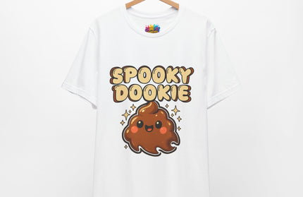 Spooky Dookie Brown Text T-Shirt