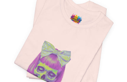 Spooky Tea Time Pastel Goth Skeleton Tee
