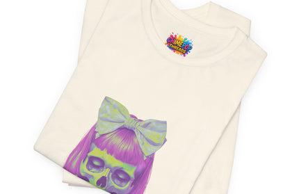 Spooky Tea Time Pastel Goth Skeleton Tee