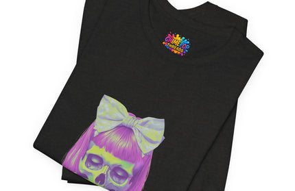 Spooky Tea Time Pastel Goth Skeleton Tee