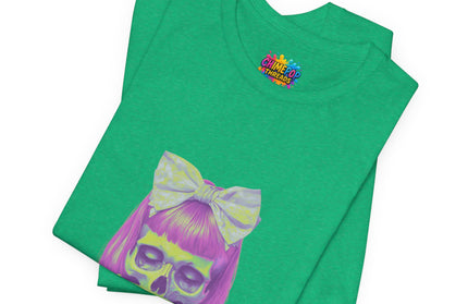 Spooky Tea Time Pastel Goth Skeleton Tee
