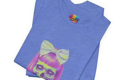 Spooky Tea Time Pastel Goth Skeleton Tee