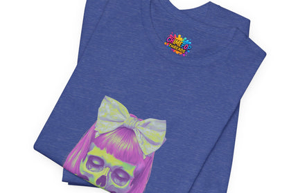 Spooky Tea Time Pastel Goth Skeleton Tee
