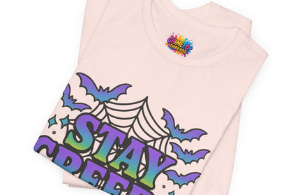 Stay Creepy Retro Gradient Tee