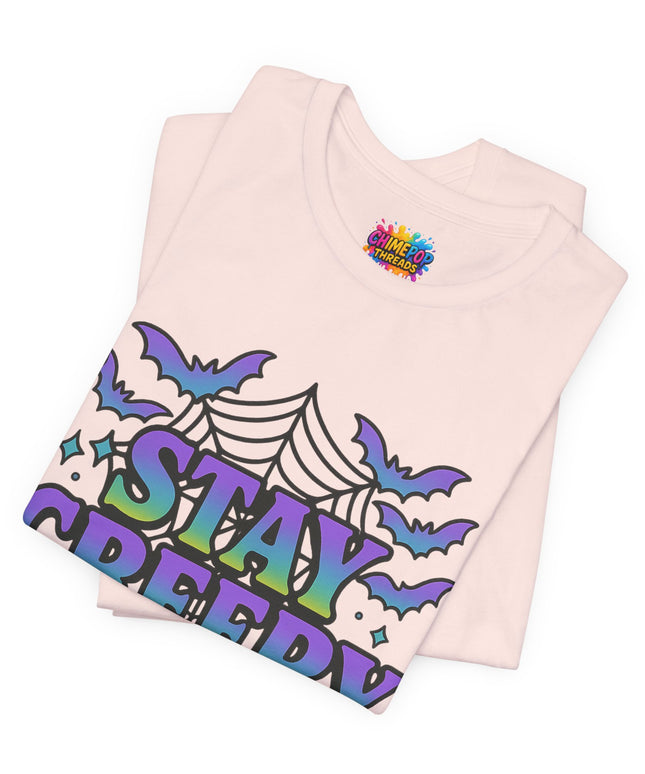 Stay Creepy Retro Gradient Tee