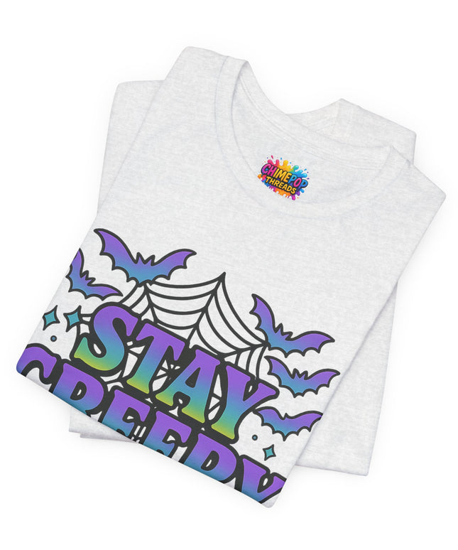Stay Creepy Retro Gradient Tee
