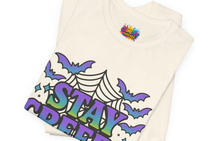 Stay Creepy Retro Gradient Tee