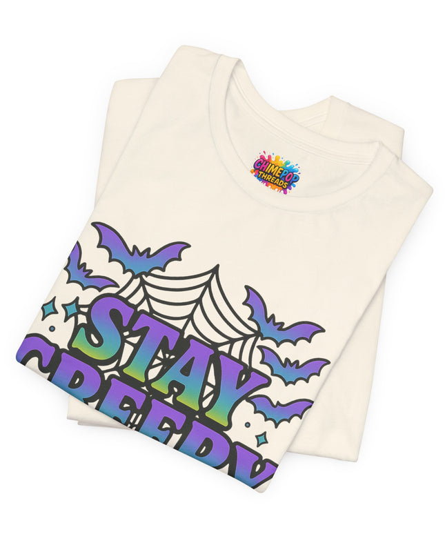 Stay Creepy Retro Gradient Tee