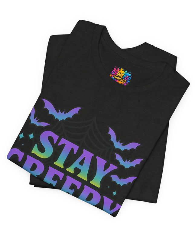 Stay Creepy Retro Gradient Tee