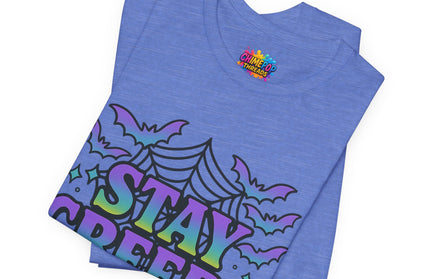 Stay Creepy Retro Gradient Tee