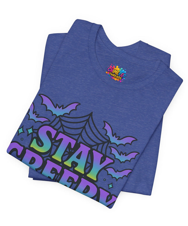 Stay Creepy Retro Gradient Tee
