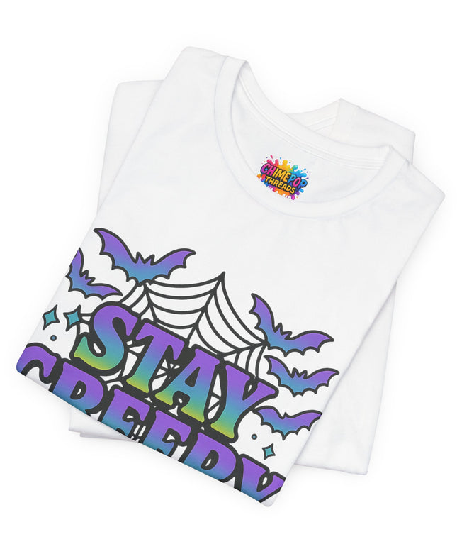 Stay Creepy Retro Gradient Tee