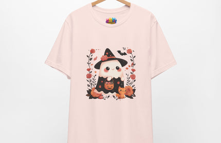 Sweet Witch Ghost and Cat Shirt