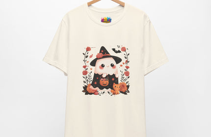 Sweet Witch Ghost and Cat Shirt