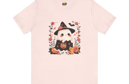 Sweet Witch Ghost and Cat Shirt