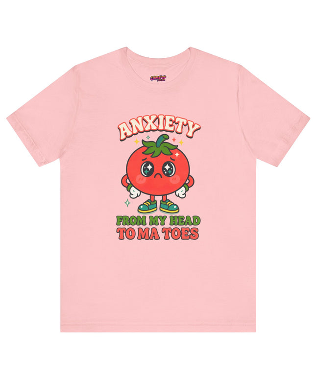 TO MA TOES TOMATO ANXIETY MOOD TEE