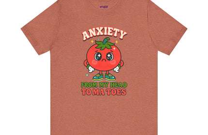 TO MA TOES TOMATO ANXIETY MOOD TEE
